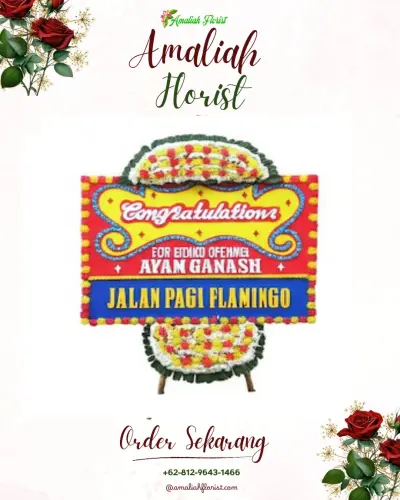 Bunga Papan Congratulation di Penfui